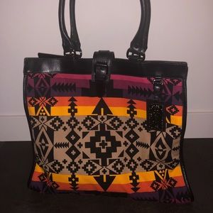 LAMB Cheyenne Tote With Leather Handles